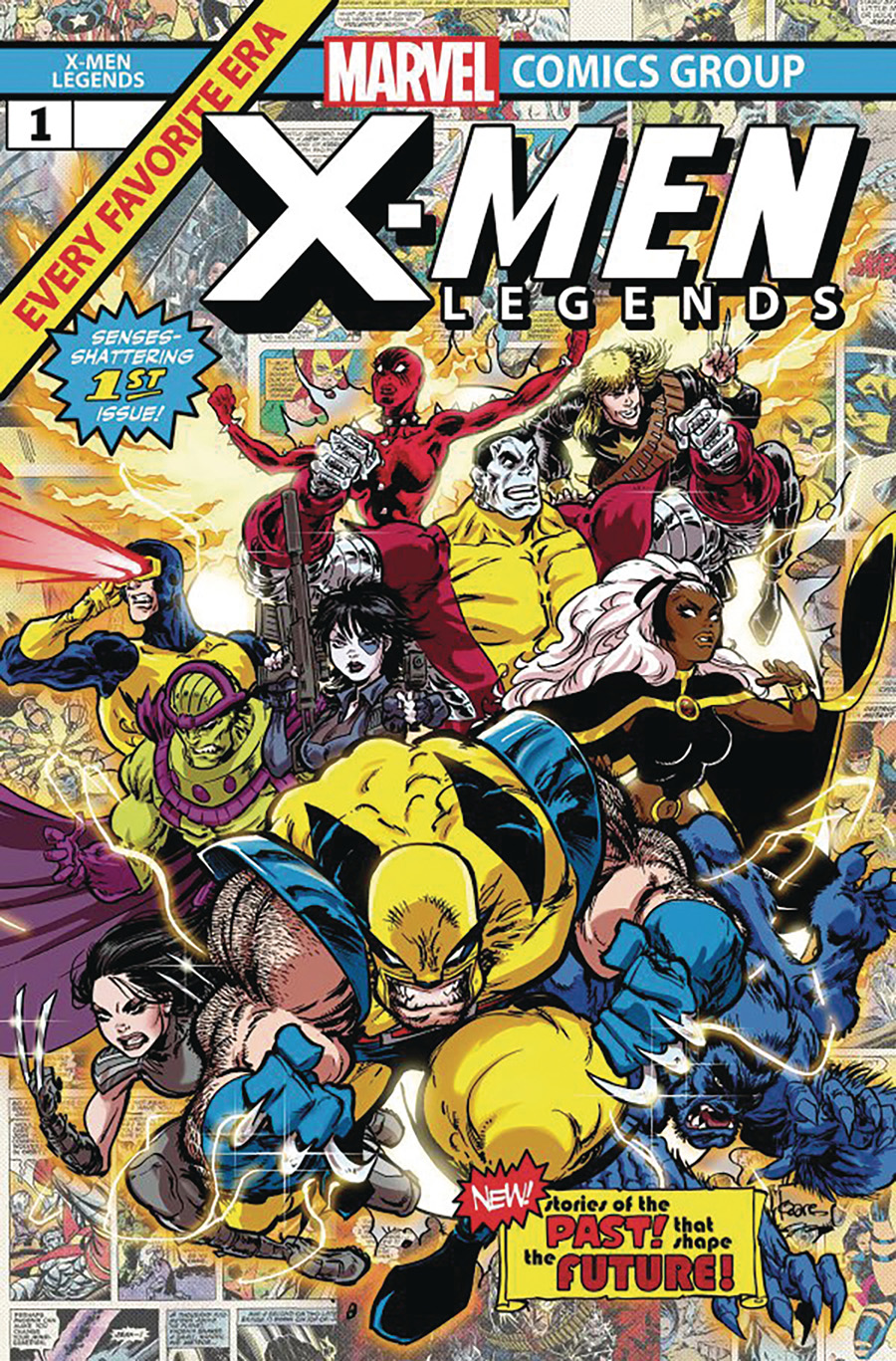 X-Men Legends Vol 2 #1 Cover F DF CGC Graded 9.6 Or Higher