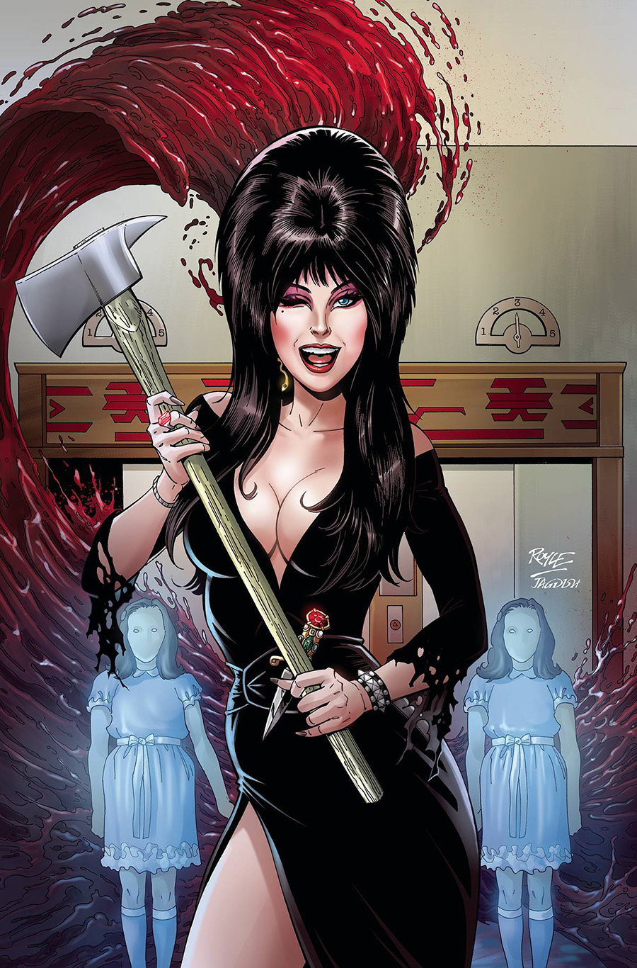 Elvira In Horrorland #2 Cover J Limited Edition John Royle Virgin Cover