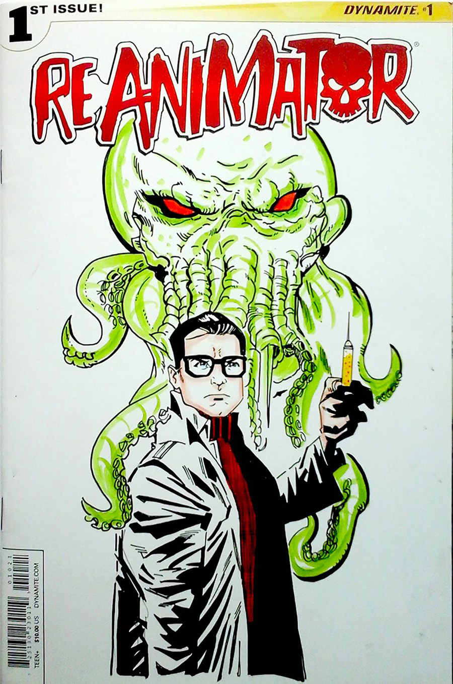 Re-Animator #1 Cover L Original Joe DelBeato Commission Variant Cover