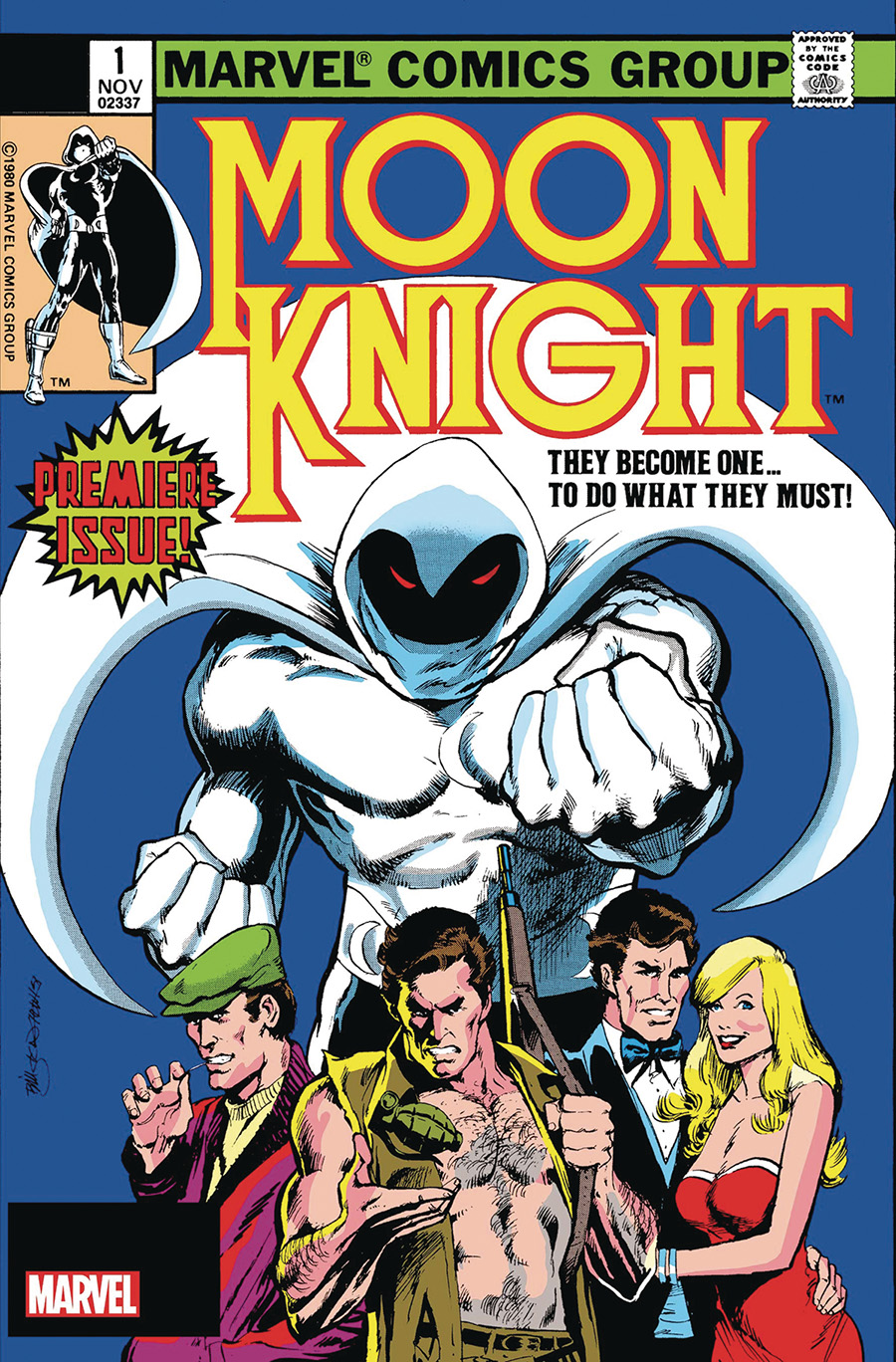Moon Knight Vol 1 #1 Cover C DF Facsimile Edition