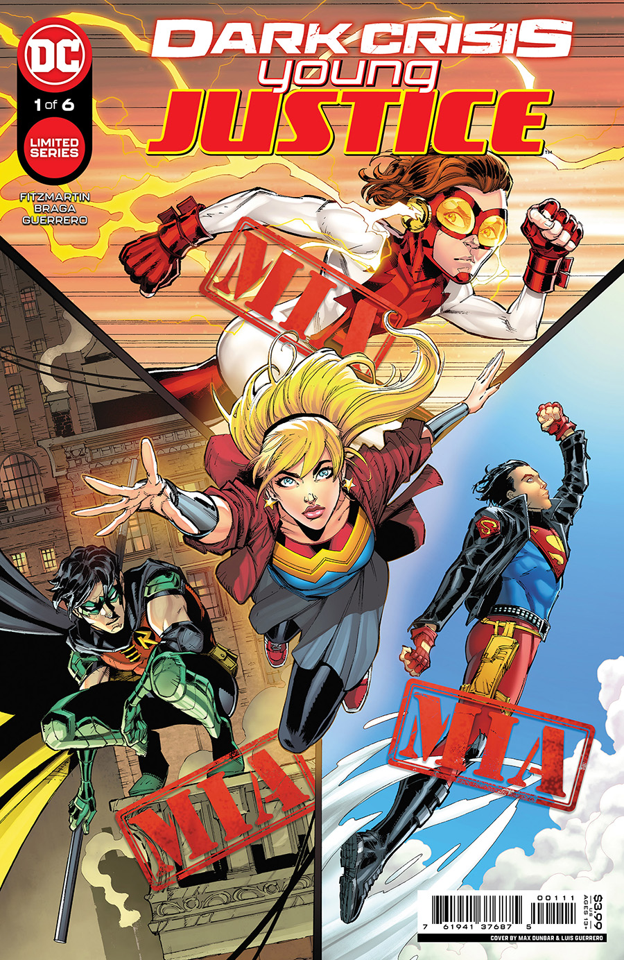 Dark Crisis Young Justice #1 Cover A Regular Max Dunbar Cover