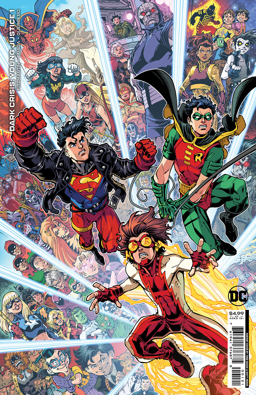 Dark Crisis Young Justice #1 Cover B Variant Todd Nauck Card Stock Cover