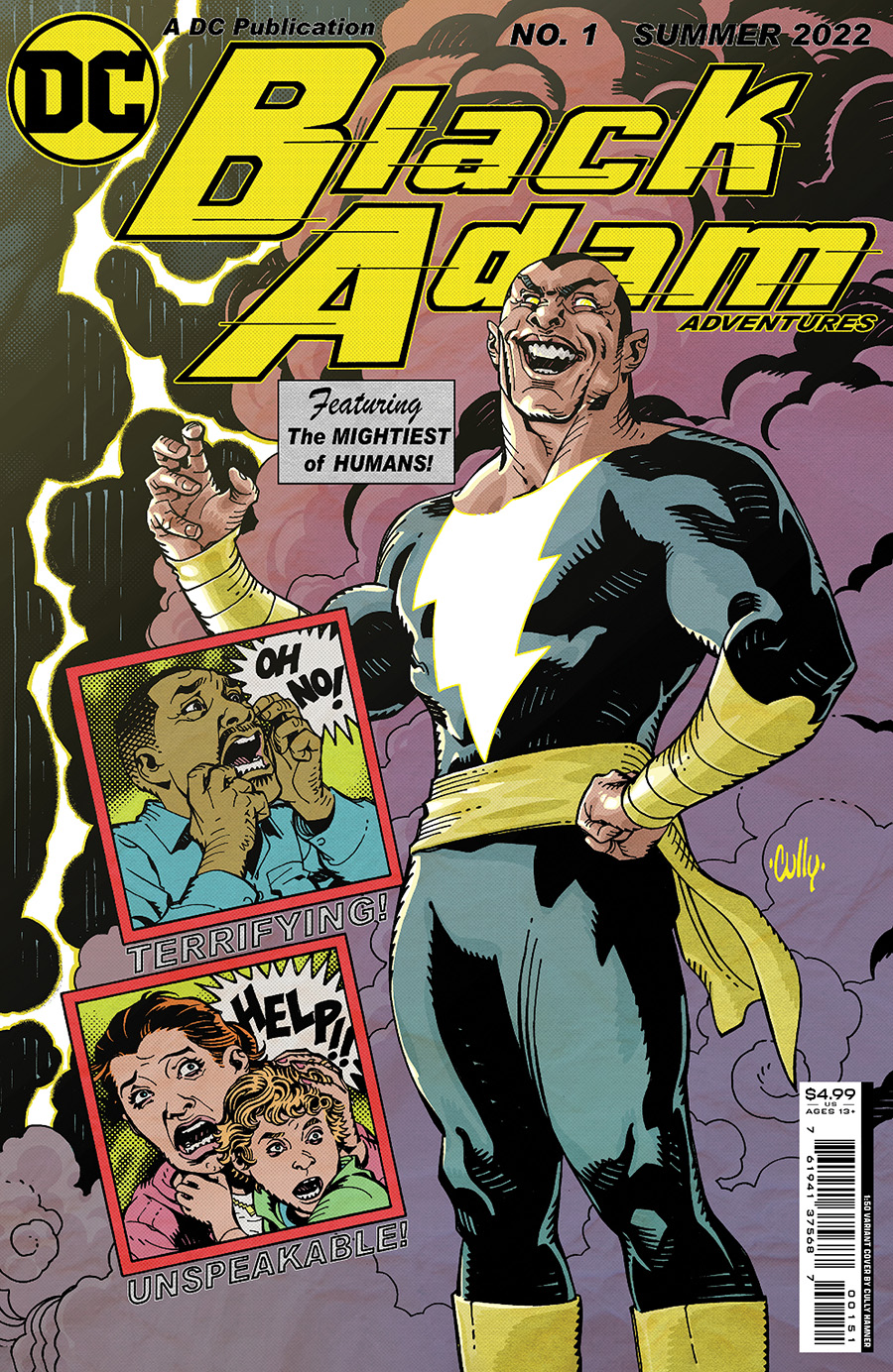Black Adam #1 Cover G Incentive Cully Hamner Card Stock Variant Cover