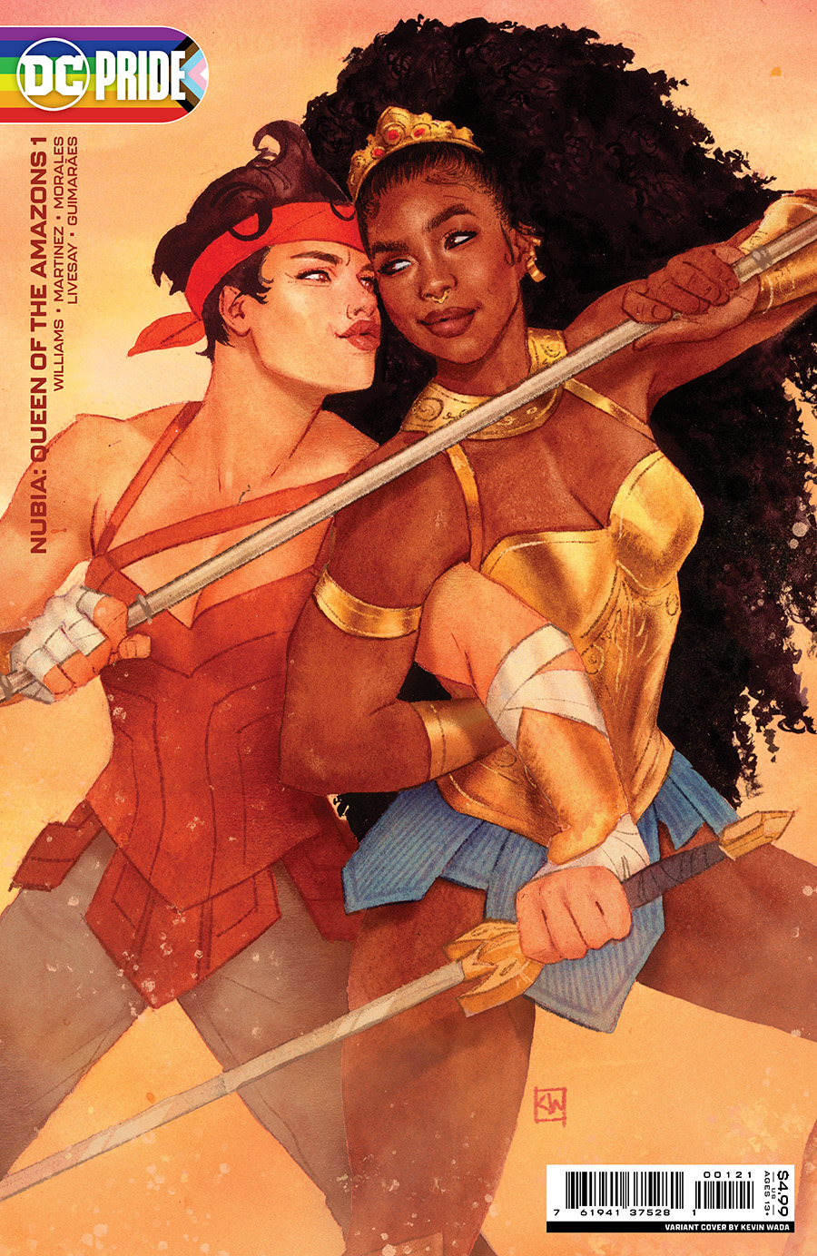Nubia Queen Of The Amazons #1 Cover C Variant Kevin Wada Pride Month Card Stock Cover