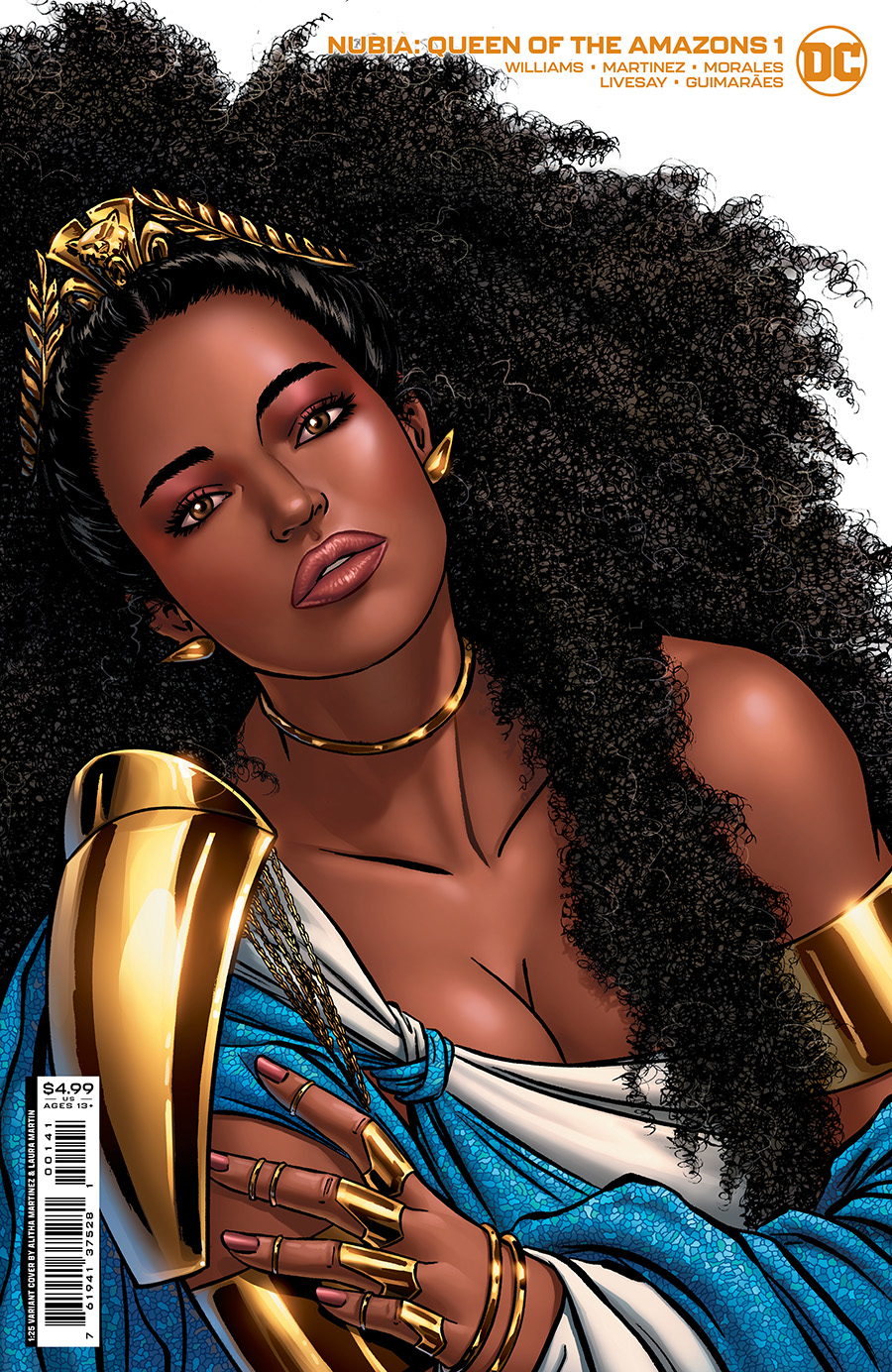Nubia Queen Of The Amazons #1 Cover D Incentive Alitha Martinez Card Stock Variant Cover