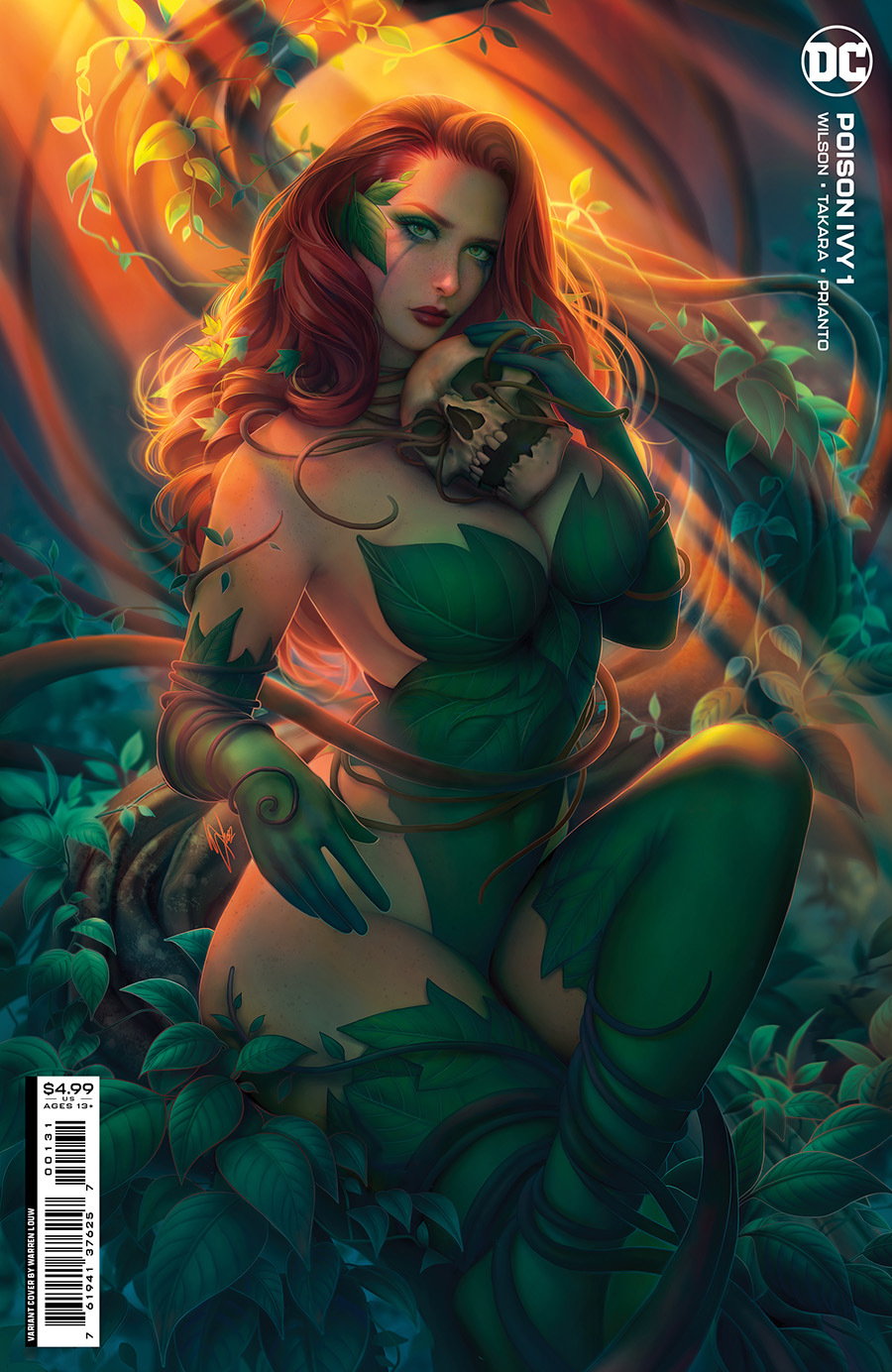 Poison Ivy #1 Cover B Variant Warren Louw Card Stock Cover