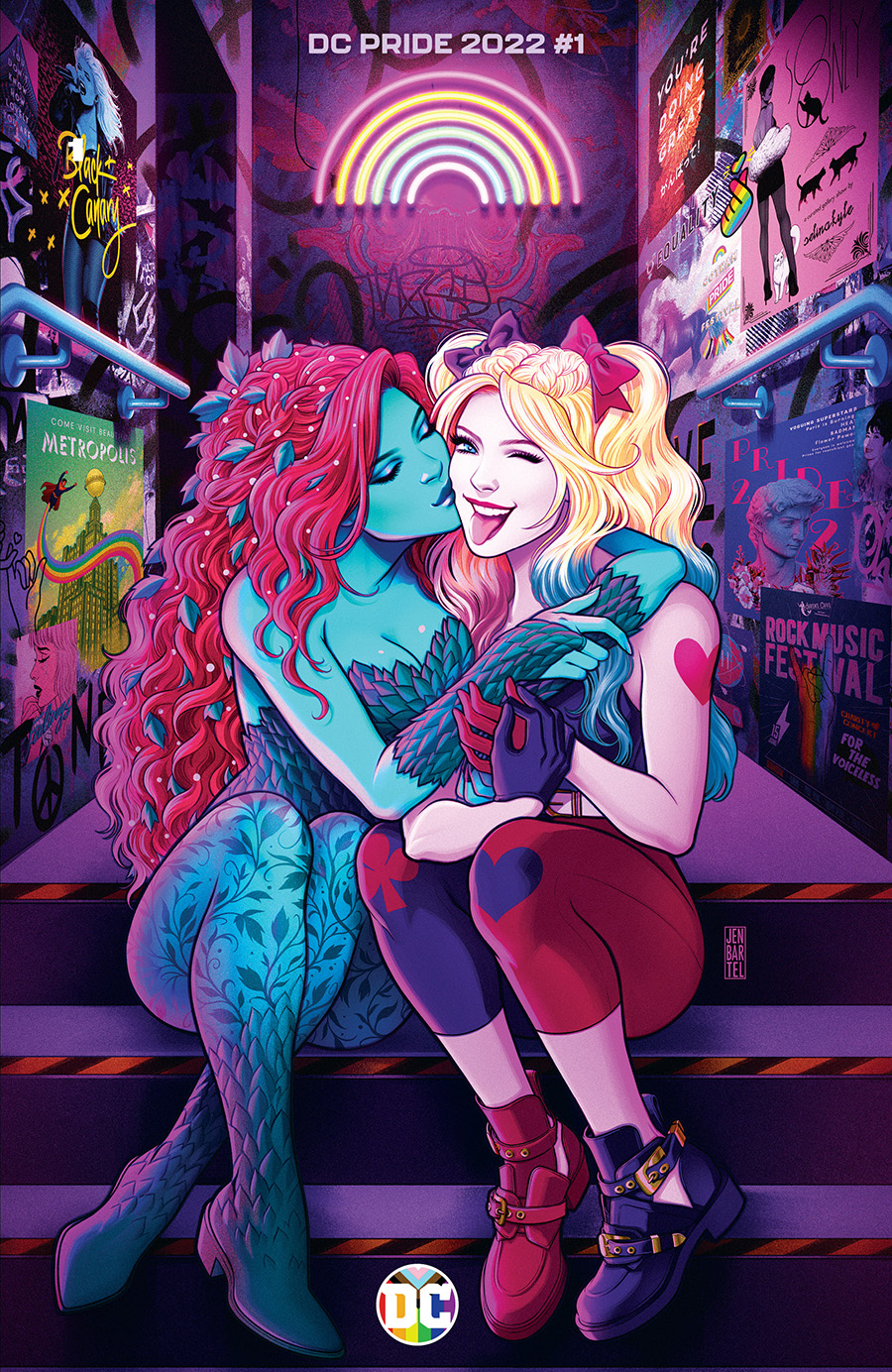 DC Pride 2022 #1 (One Shot) Cover D Incentive Jen Bartel Foil Variant Cover