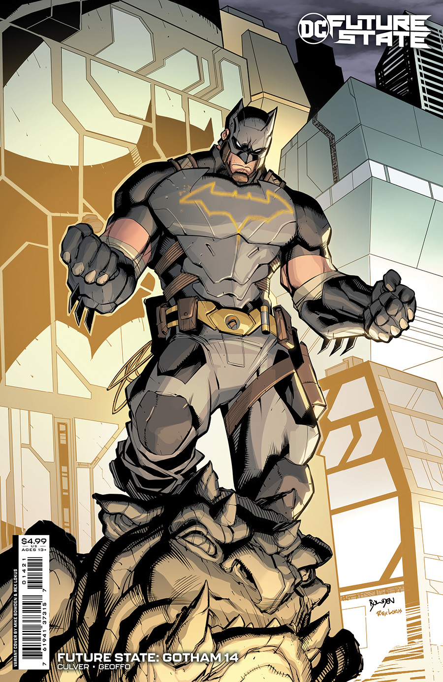 Future State Gotham #14 Cover B Variant Mike Bowden Card Stock Cover