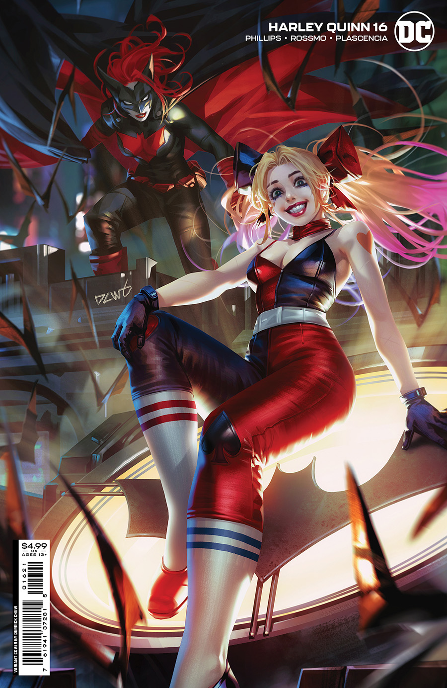 Harley Quinn Vol 4 #16 Cover B Variant Derrick Chew Card Stock Cover