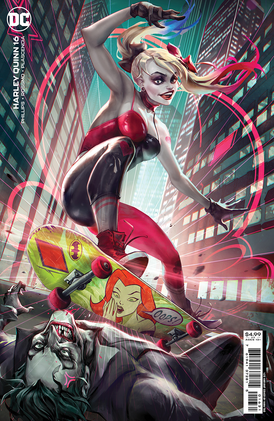 Harley Quinn Vol 4 #16 Cover D Incentive Ivan Tao Card Stock Variant Cover