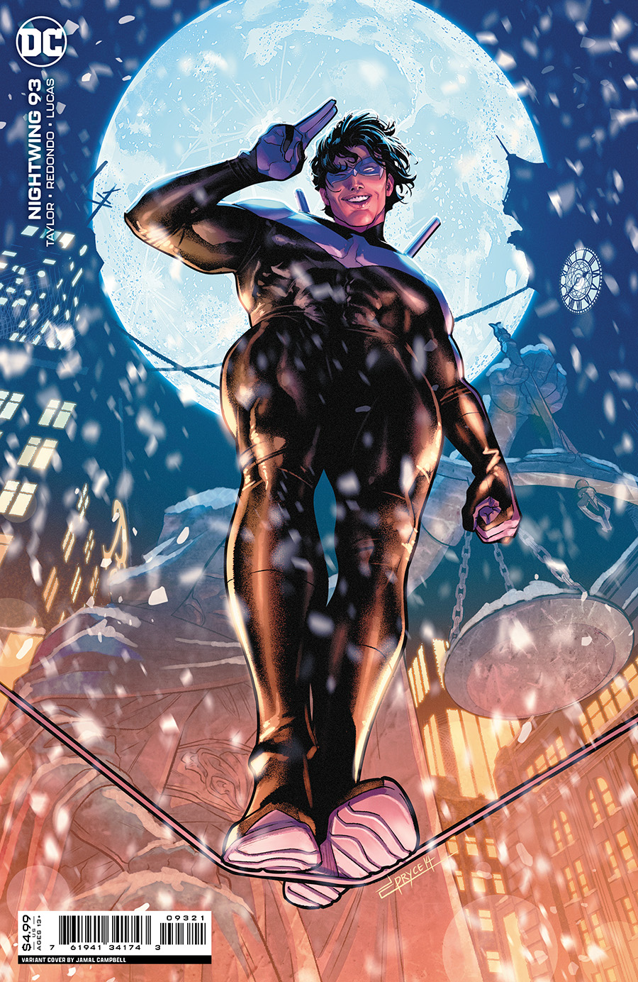 Nightwing Vol 4 #93 Cover B Variant Jamal Campbell Card Stock Cover