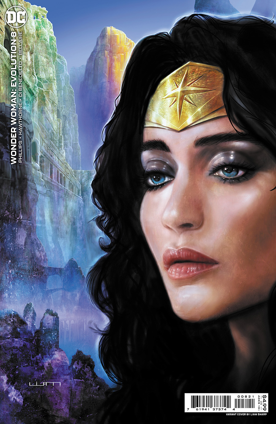 Wonder Woman Evolution #8 Cover B Variant Liam Sharp Card Stock Cover