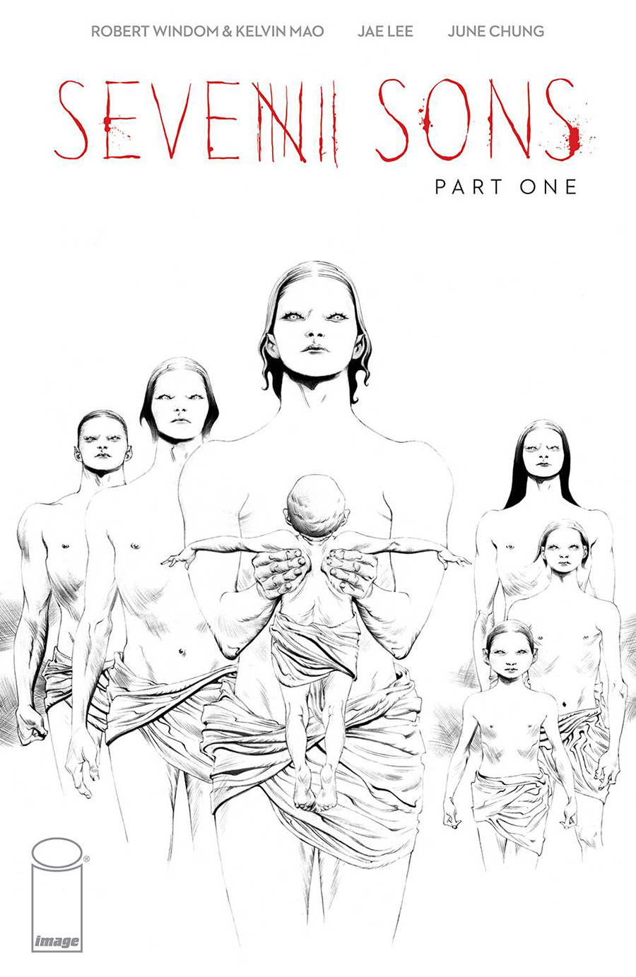 Seven Sons #1 Cover C Incentive Jae Lee Black & White Cover