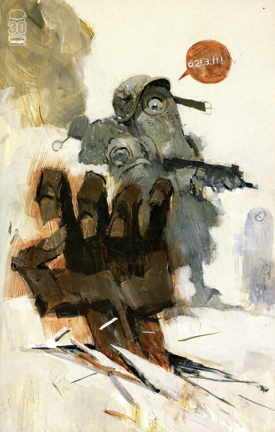 ZVRC Zombies vs Robots Classics #4 Cover C Incentive Ashley Wood Variant Cover