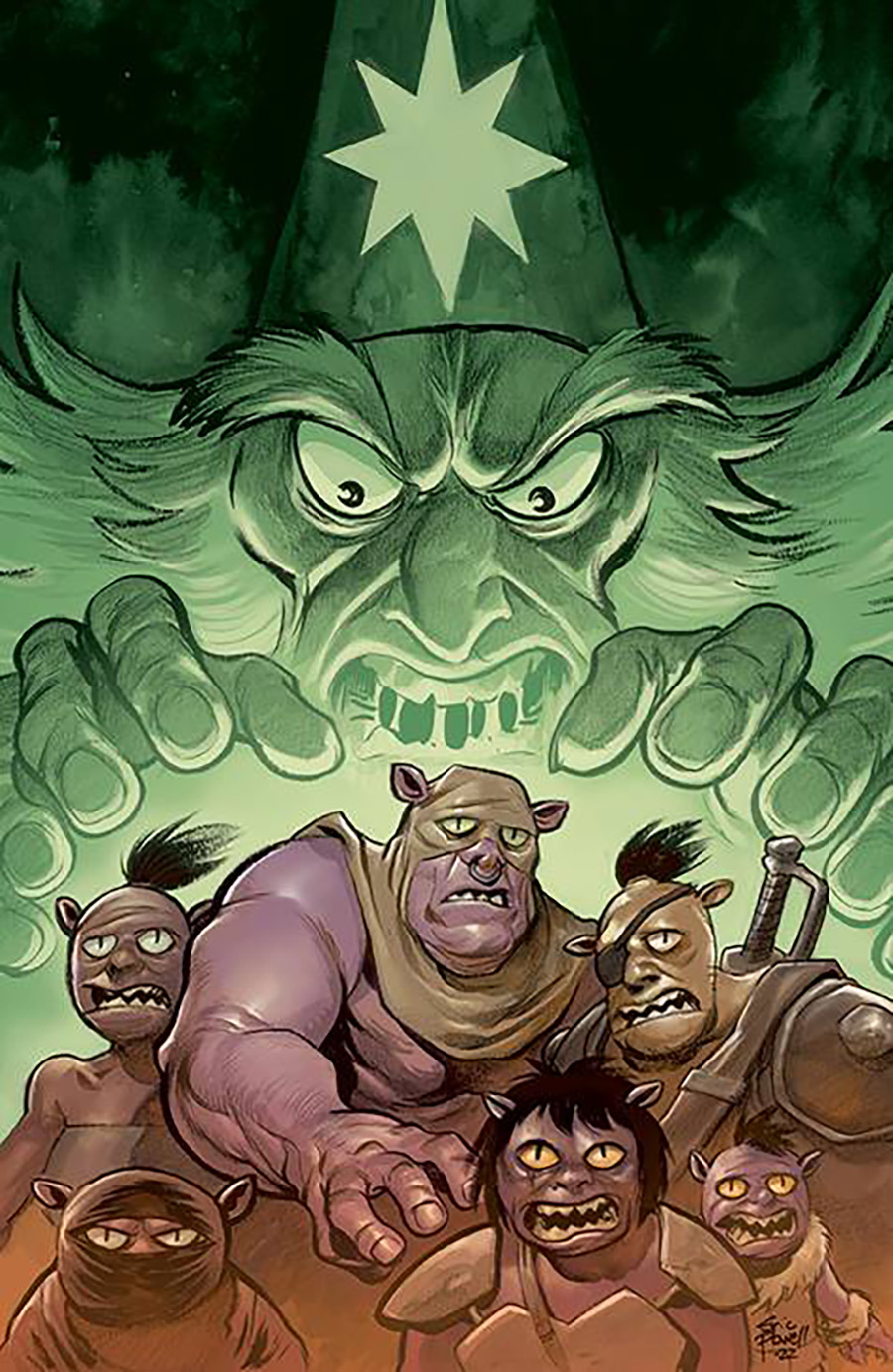 Orcs The Curse #1 Cover C Incentive Eric Powell Virgin Cover