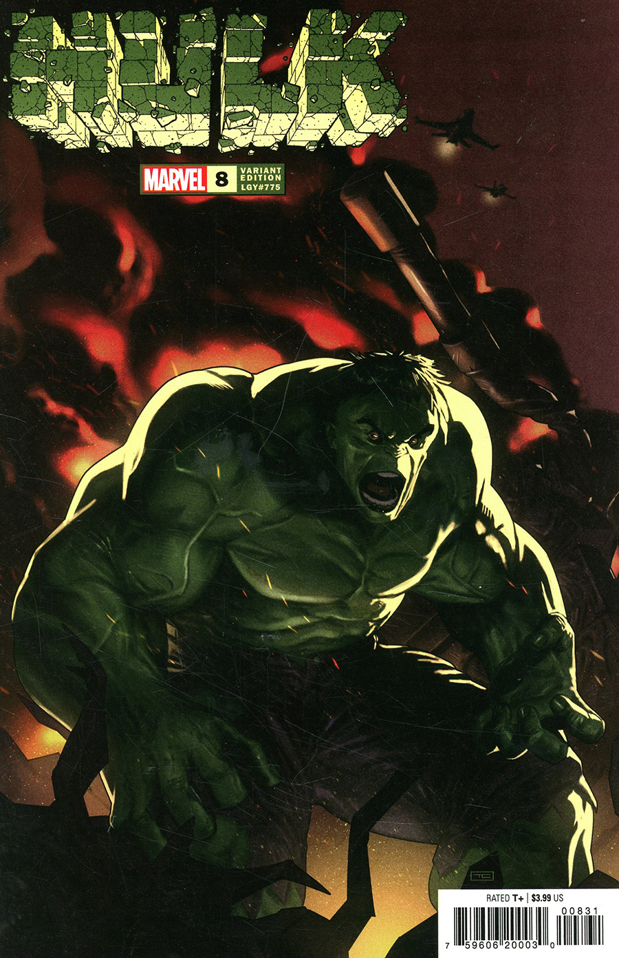 Hulk Vol 5 #8 Cover D Incentive Taurin Clarke Variant Cover (Banner Of War Part 5)
