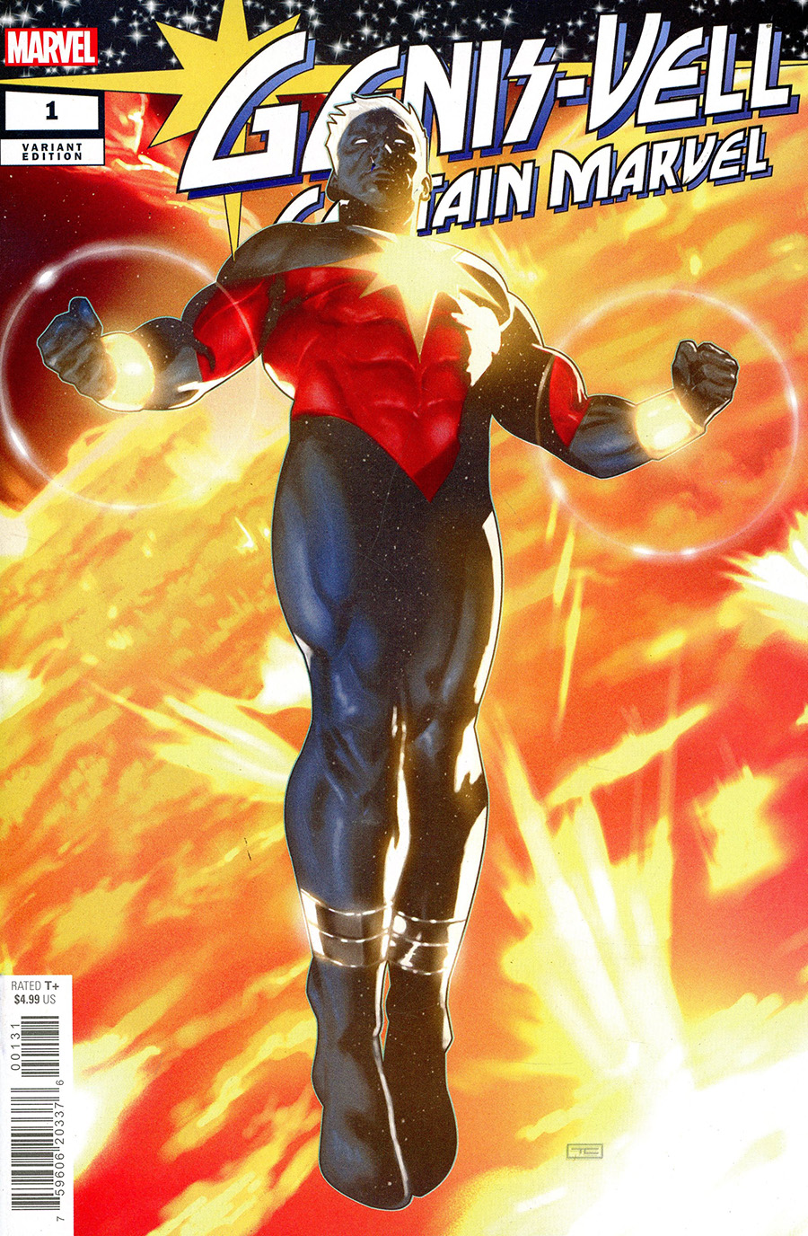 Genis-Vell Captain Marvel #1 Cover F Incentive Taurin Clarke Variant Cover