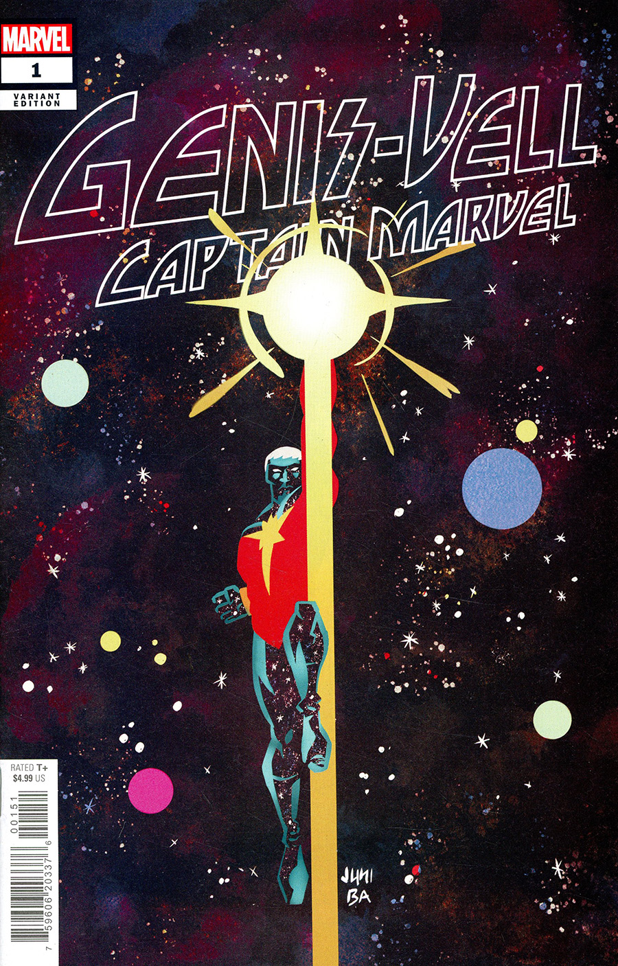 Genis-Vell Captain Marvel #1 Cover E Incentive Juni Ba Variant Cover