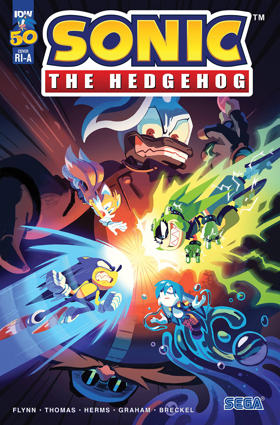 Sonic The Hedgehog Vol 3 #50 Cover G Incentive Nathalie Fourdraine Variant Cover