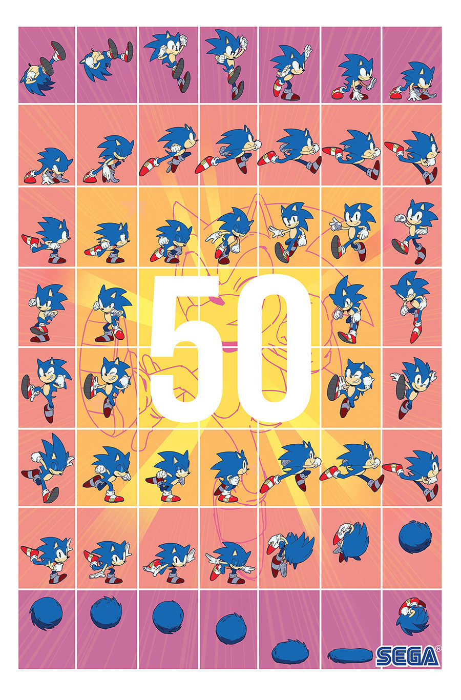 Sonic The Hedgehog Vol 3 #50 Cover H Incentive Tyson Hesse Variant Cover