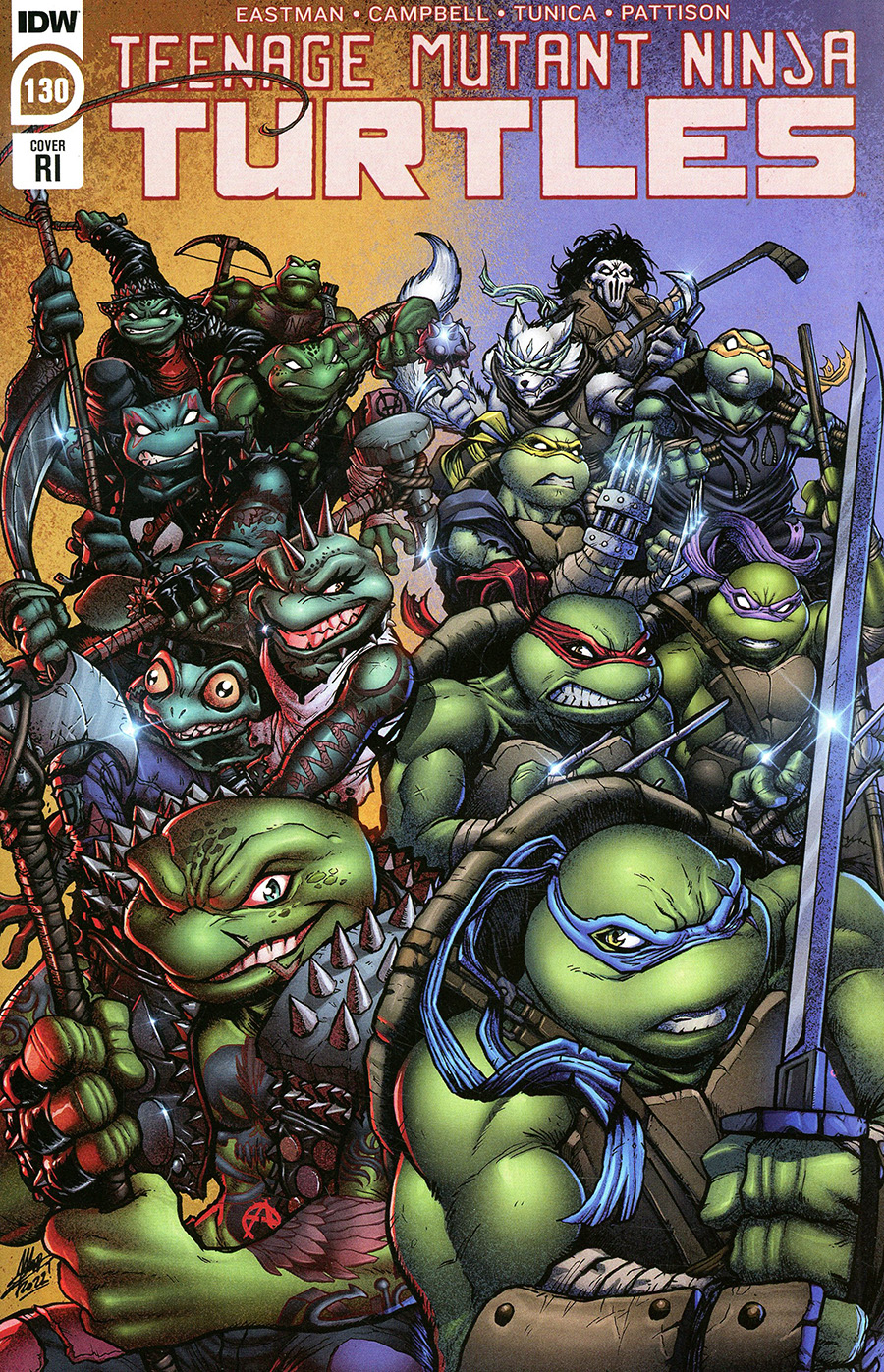 Teenage Mutant Ninja Turtles Vol 5 #130 Cover C Incentive Matt Franks Variant Cover