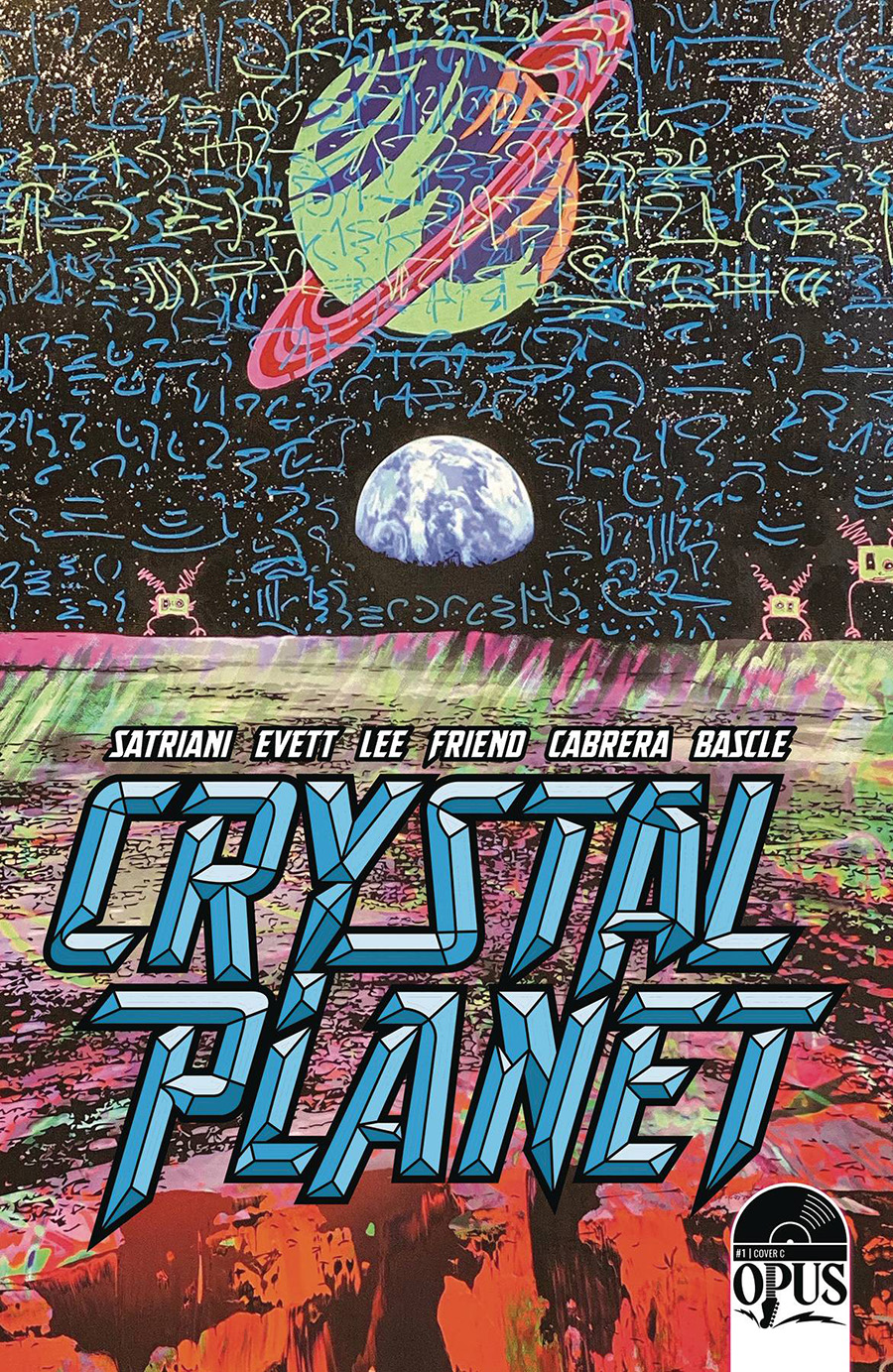 Crystal Planet #1 Cover C Incentive Joe Satriani Variant Cover