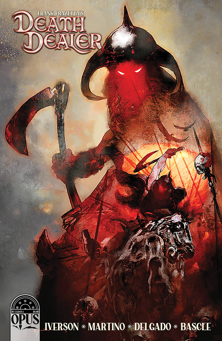 Frank Frazettas Death Dealer Vol 2 #2 Cover D Incentive Bill Sienkiewicz Variant Cover