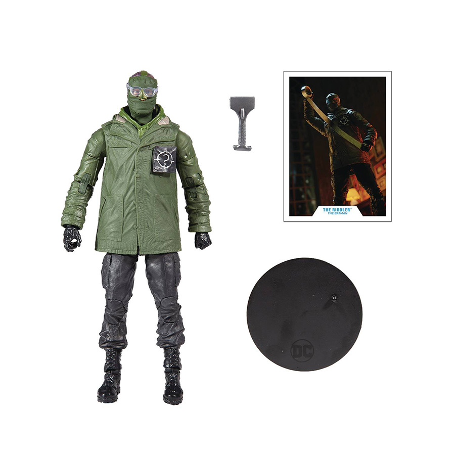 DC Multiverse The Batman Movie Riddler 7-Inch Scale Action Figure