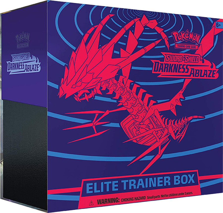 Pokemon Sword And Shield Darkness Ablaze Elite Trainer Box
