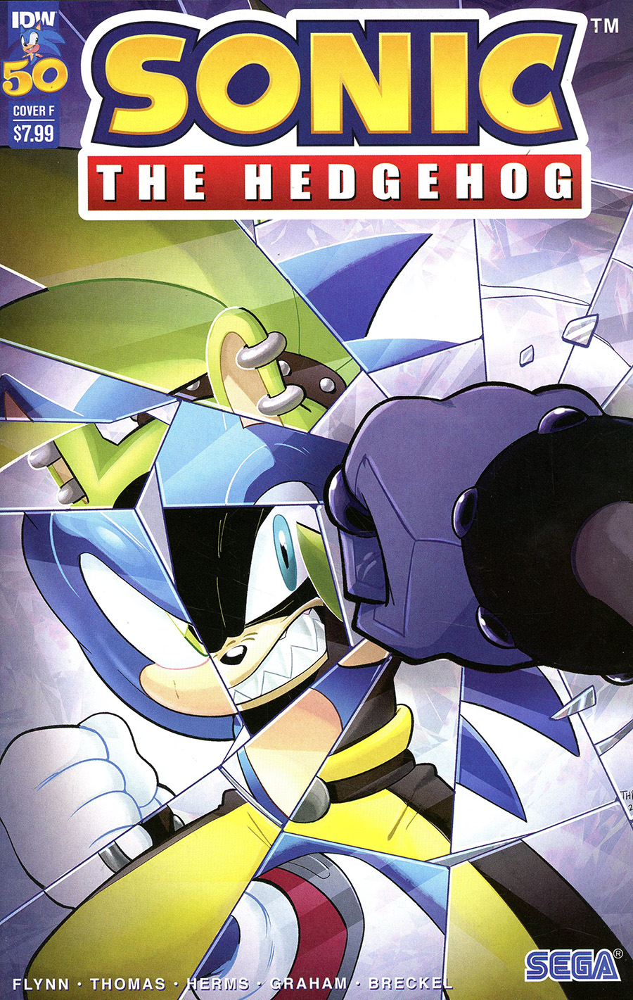 Sonic The Hedgehog Vol 3 #50 Cover F Variant Thomas Rothlisberger Cover