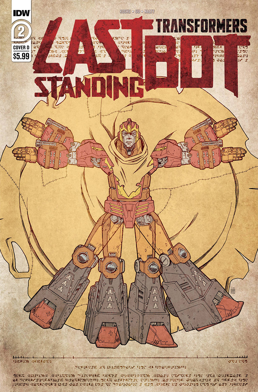Transformers Last Bot Standing #2 Cover D Variant Jim Stafford Cover