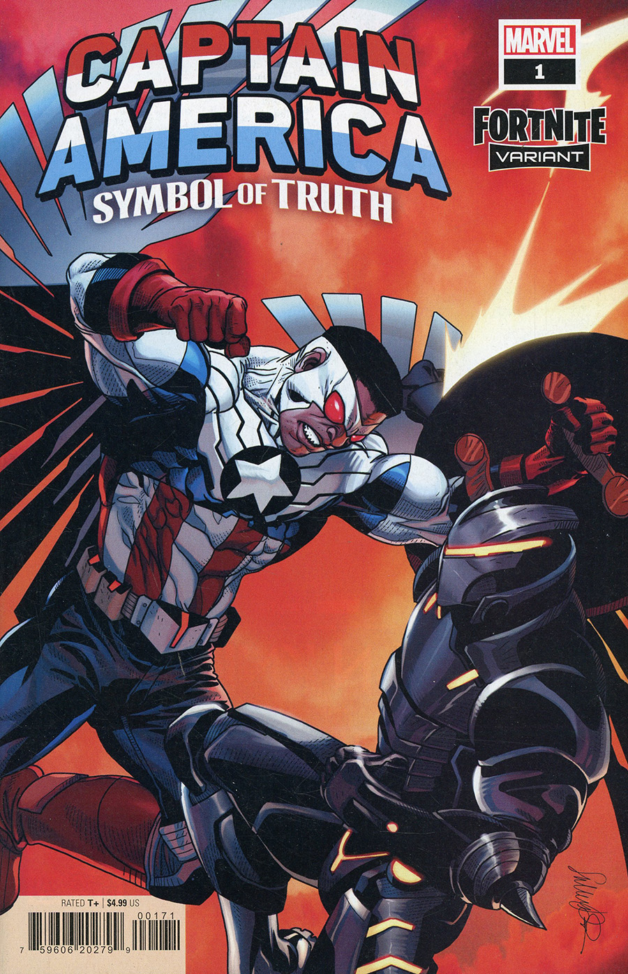 Captain America Symbol Of Truth #1 Cover E Variant Salvador Larroca Fortnite Cover