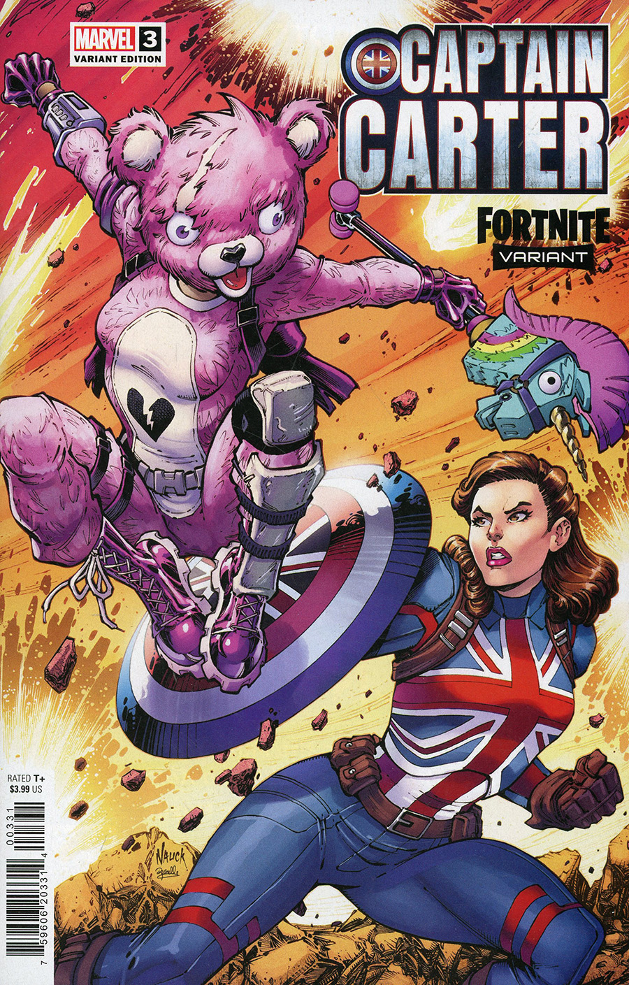 Captain Carter #3 Cover C Variant Todd Nauck Fortnite Cover