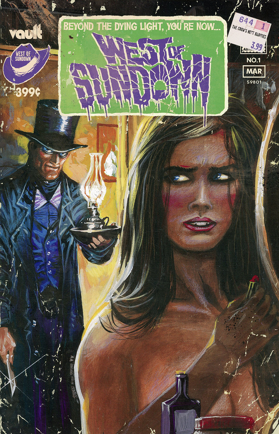 West Of Sundown #1 Cover J Incentive James O Barr Thank You Variant Cover