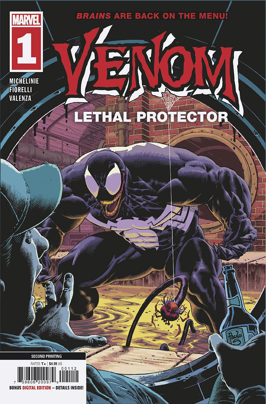 Venom Lethal Protector #1 Cover D 2nd Ptg Paulo Siqueira Variant Cover