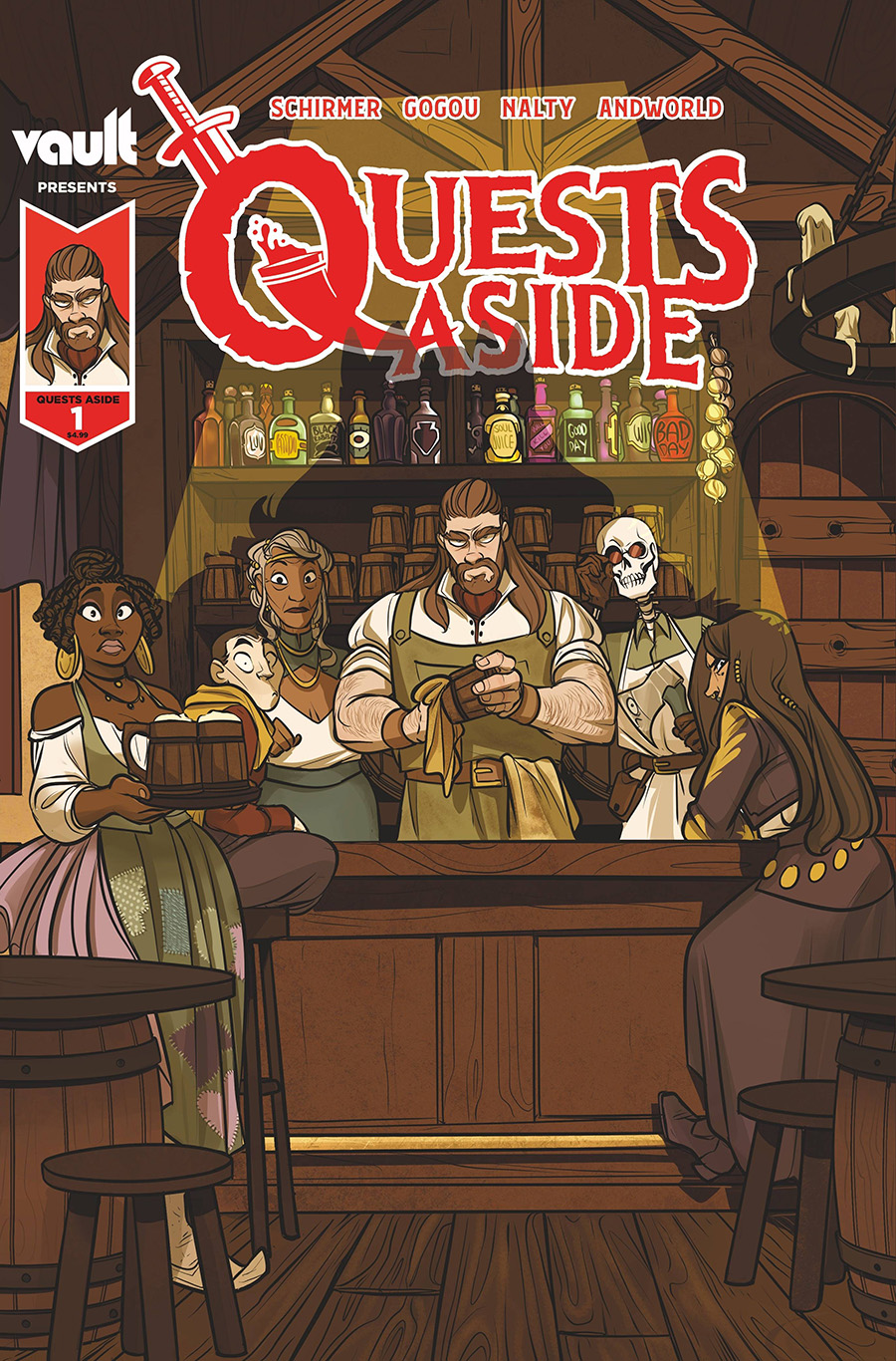 Quests Aside #1 Cover E Incentive Max Sarin Variant Cover
