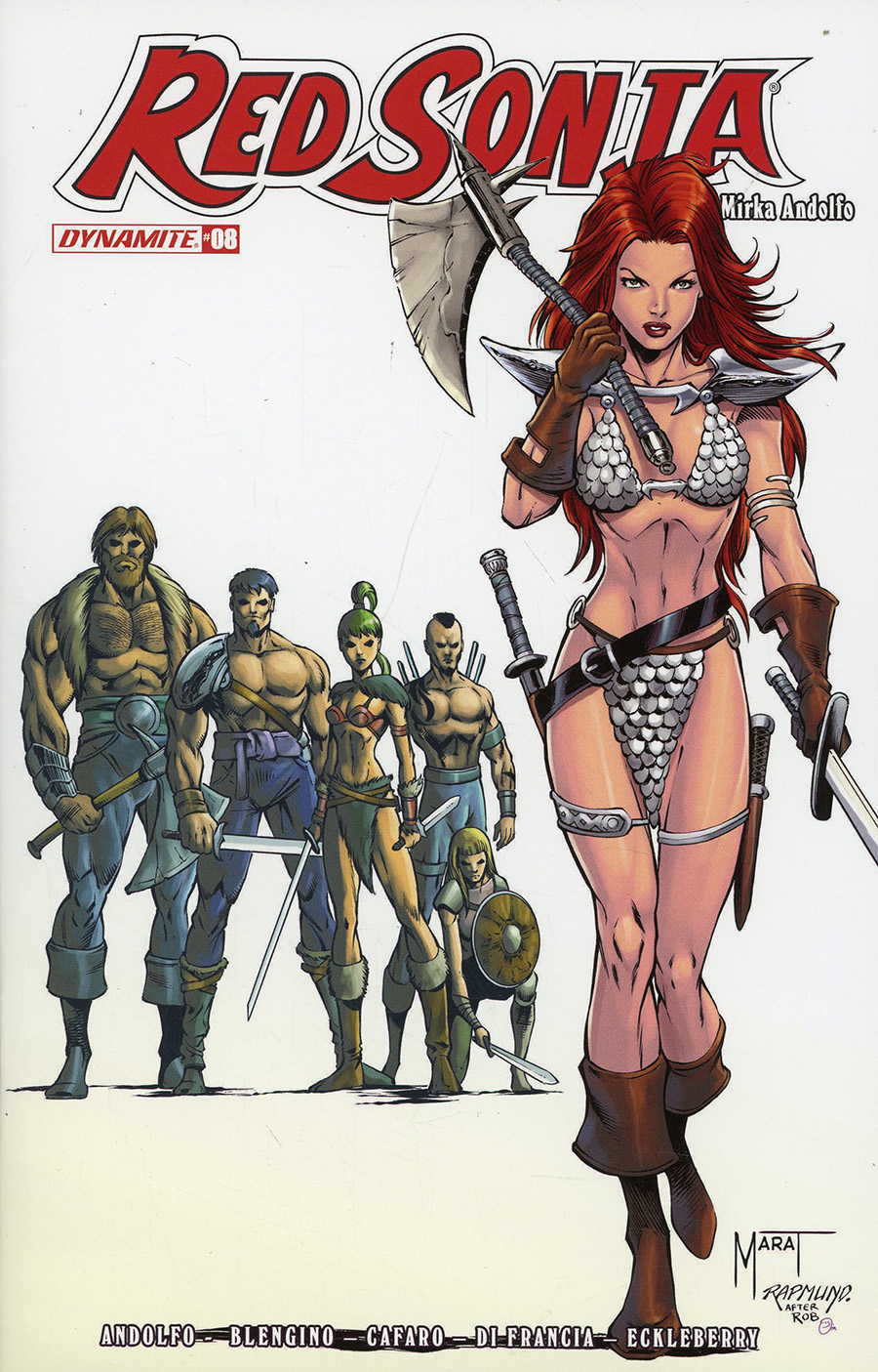 Red Sonja Vol 9 #8 Cover L Variant Marat Mychaels Rob Liefeld Homage Cover