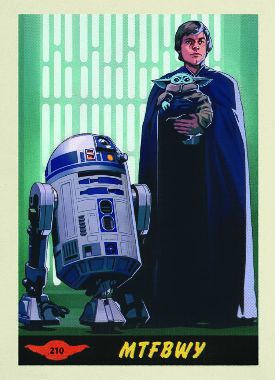 Star Wars Insider #210 June / July 2022 Luke-Grogu Trading Card Variant Cover