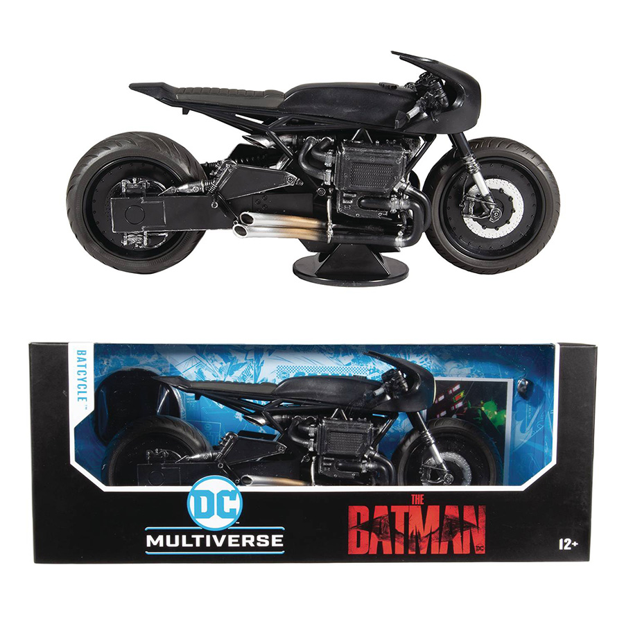 DC Multiverse The Batman Movie Batcycle Action Vehicle
