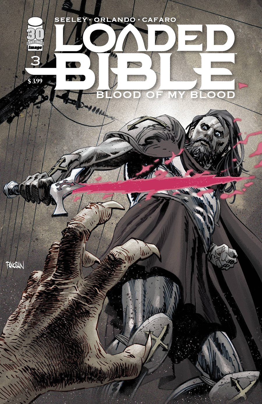 Loaded Bible Blood Of My Blood #3 Cover D Variant Dan Panosian Cover