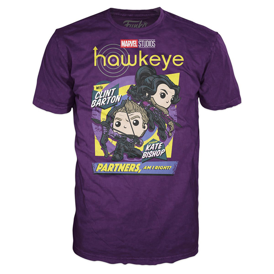 POP Boxed Tee Marvel 365 Hawkeye Purple T-Shirt Large