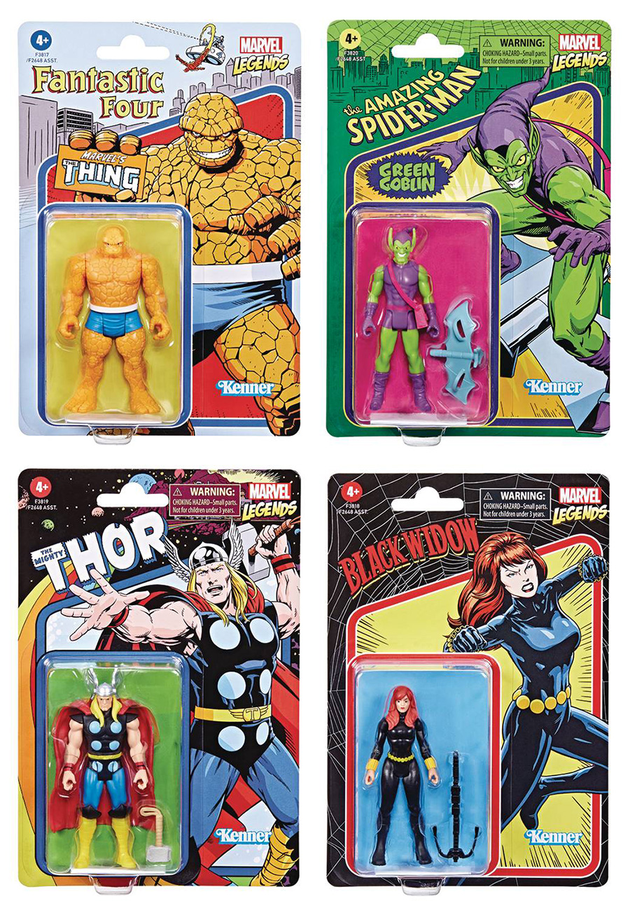 Marvel Vintage Series Retro 3.75-Inch Wave 2 Action Figure Assortment Case