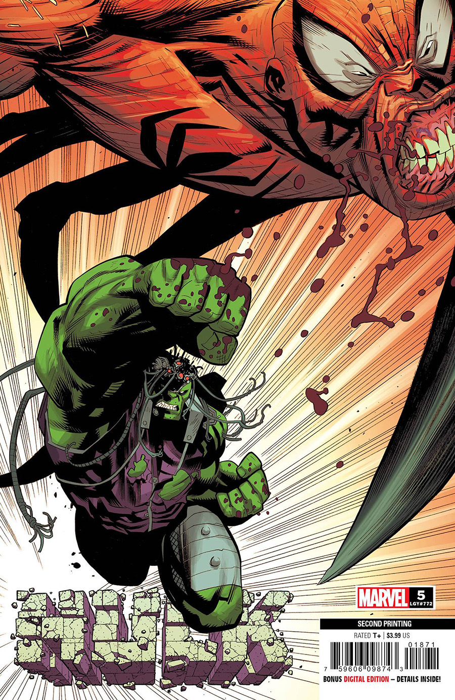 Hulk Vol 5 #5 Cover E 2nd Ptg Ryan Ottley Variant Cover