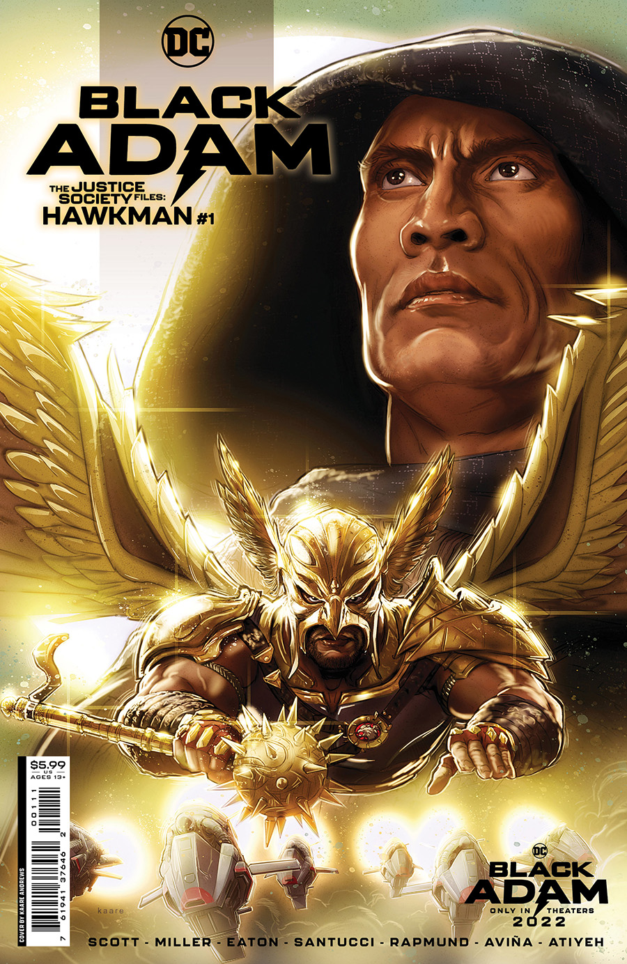 Black Adam Justice Society Files Hawkman #1 (One Shot) Cover A Regular Kaare Andrews Cover