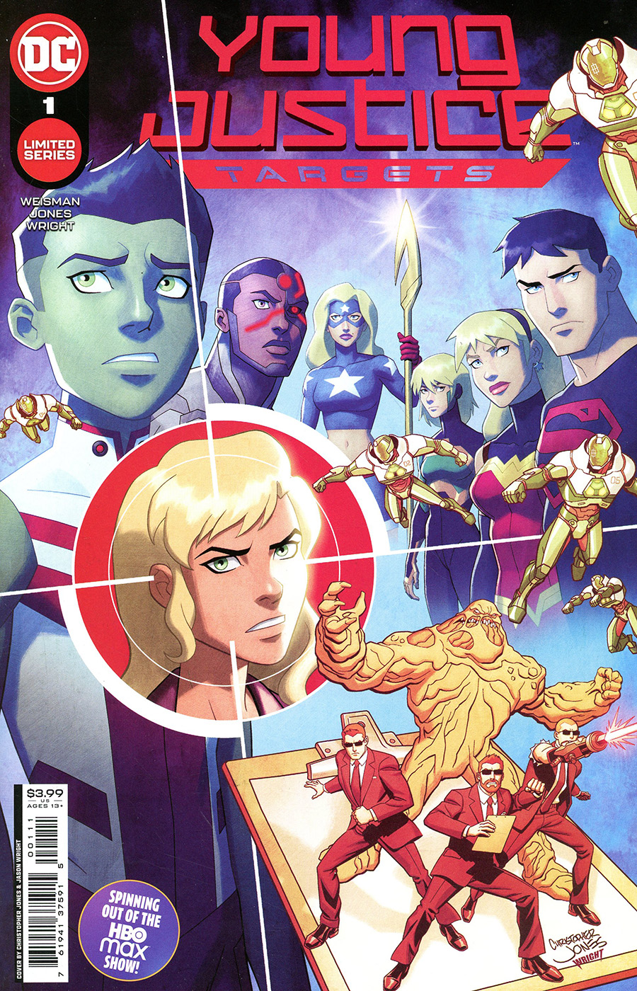 Young Justice Targets #1 Cover A Regular Christopher Jones Cover