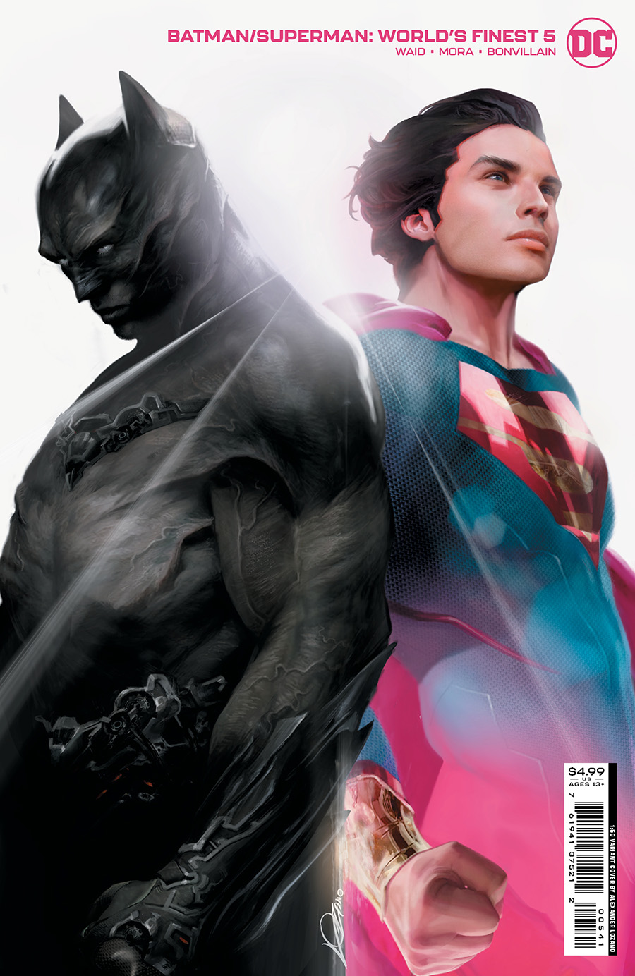 Batman Superman Worlds Finest #5 Cover D Incentive Alexander Lozano Card Stock Variant Cover
