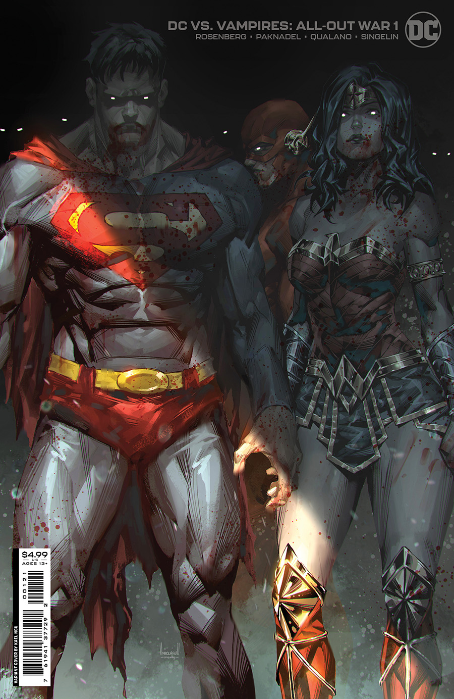 DC vs Vampires All-Out War #1 Cover B Variant Kael Ngu Card Stock Cover
