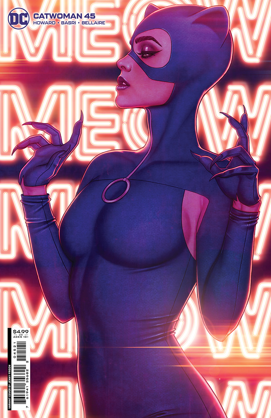 Catwoman Vol 5 #45 Cover B Variant Jenny Frison Card Stock Cover