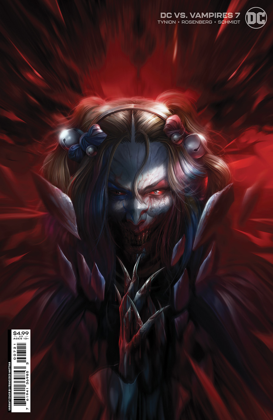 DC vs Vampires #7 Cover B Variant Francesco Mattina Card Stock Cover