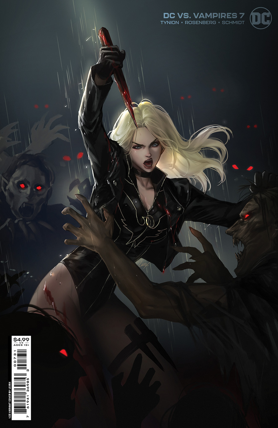 DC vs Vampires #7 Cover C Incentive Lesley Leirix Li Card Stock Variant Cover